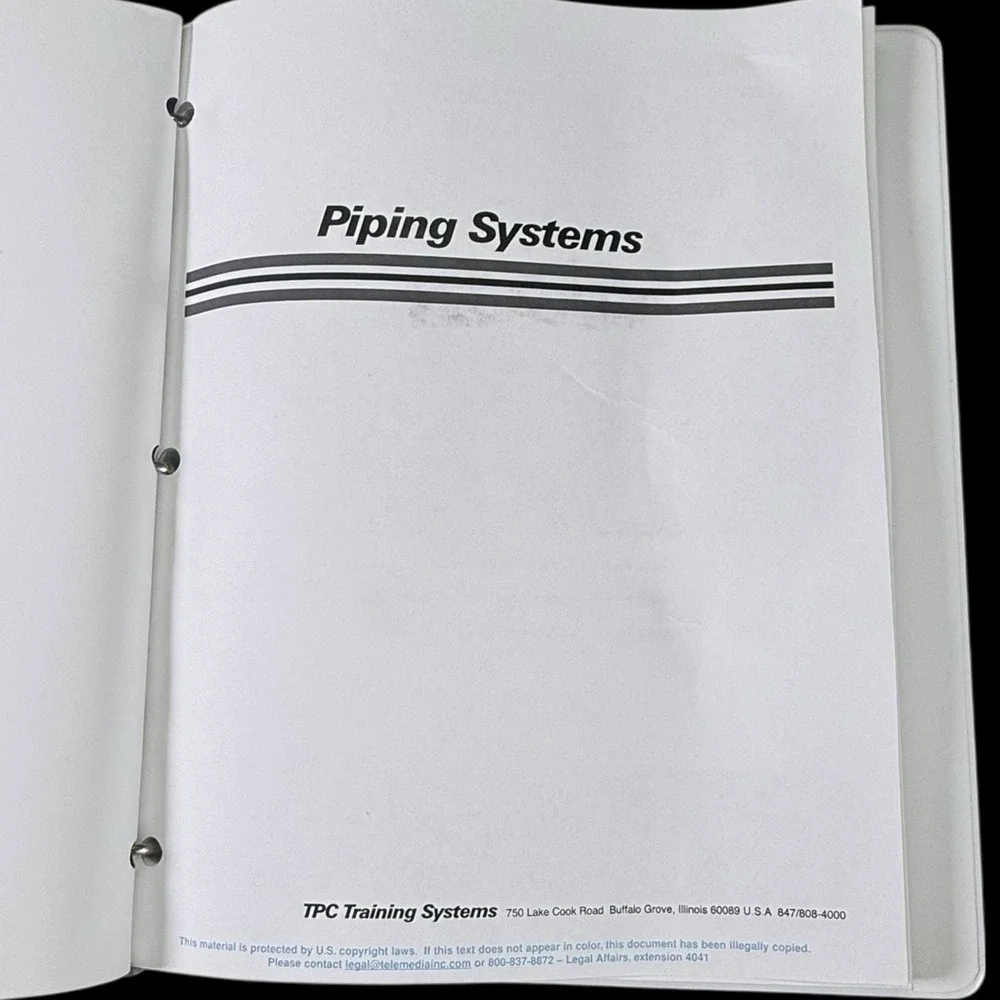 TPC‎ Training Manual Piping Systems #306 2001